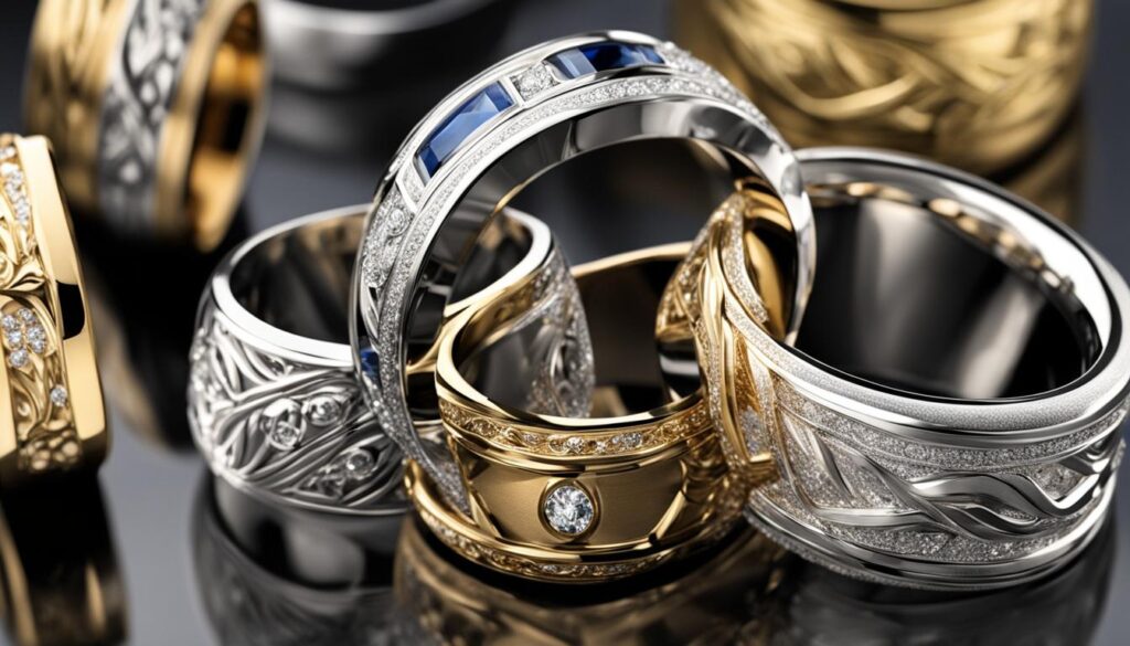 mens wedding ring designs